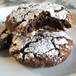 chocoladekrinkelkoekjes met cakemix