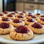 framboos-amandel duimafdrukkoekjes