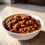 gebakken bonen met rundergehakt