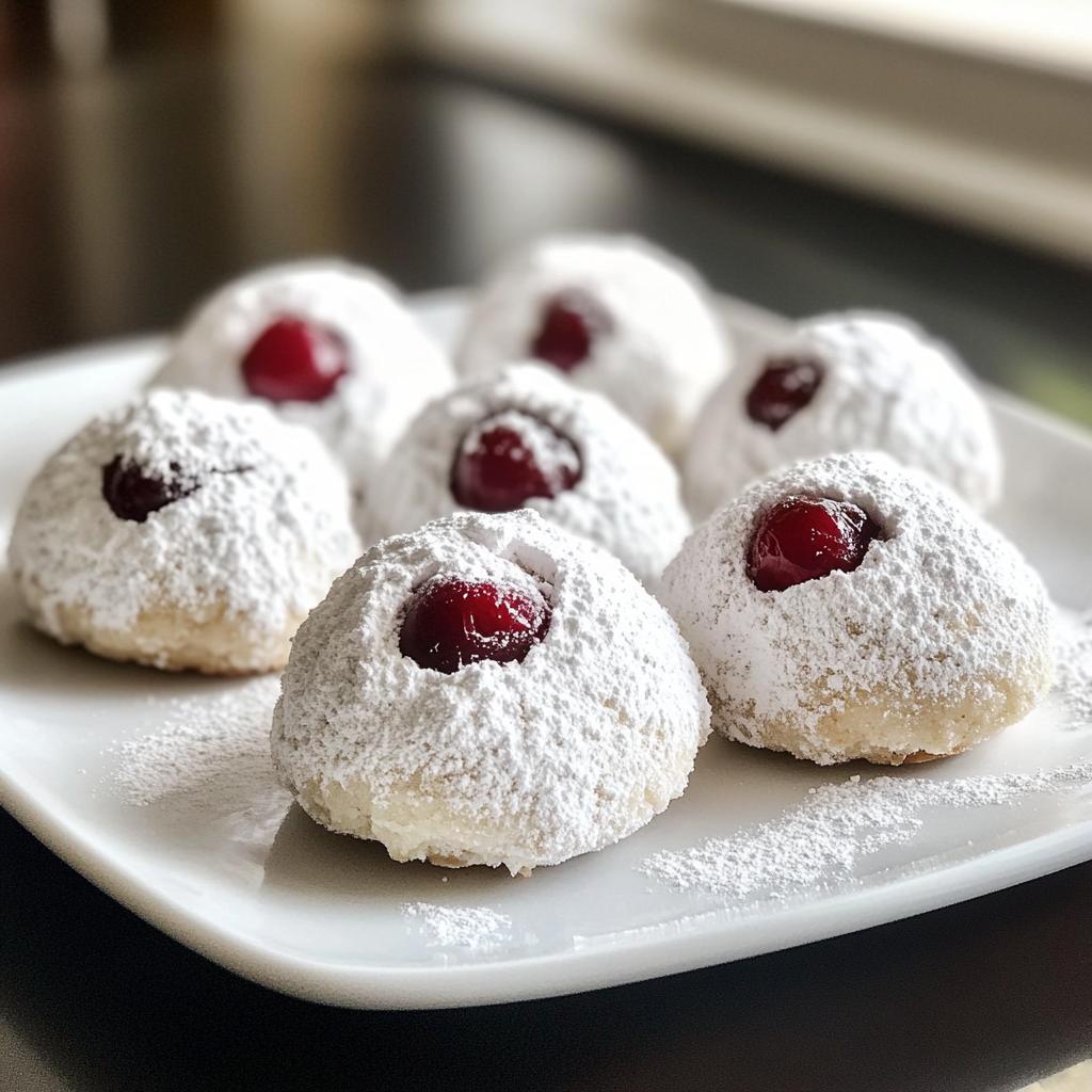 kersen-sneeuwbalkoekjes