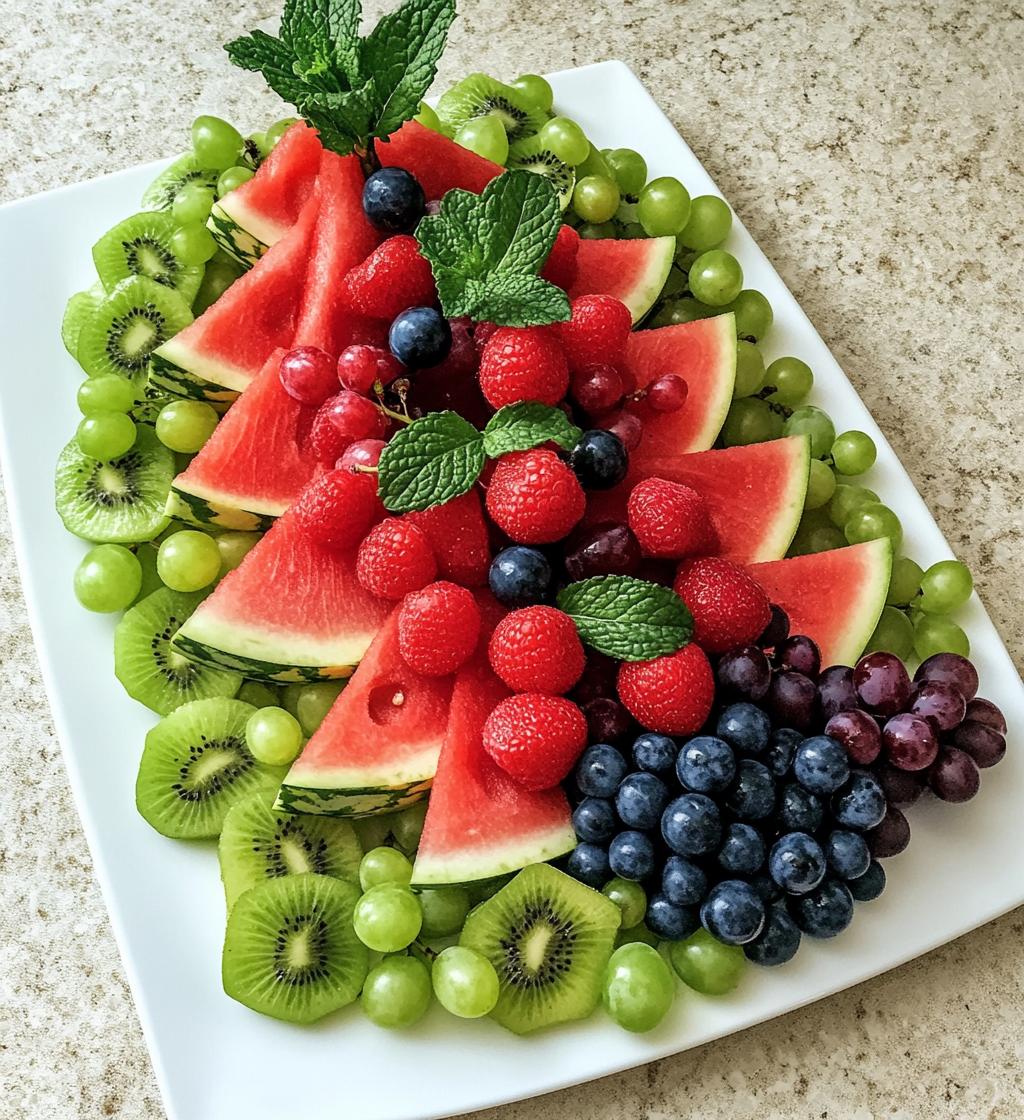 kerstboom fruitplank