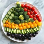 kerstboom groenteschaal