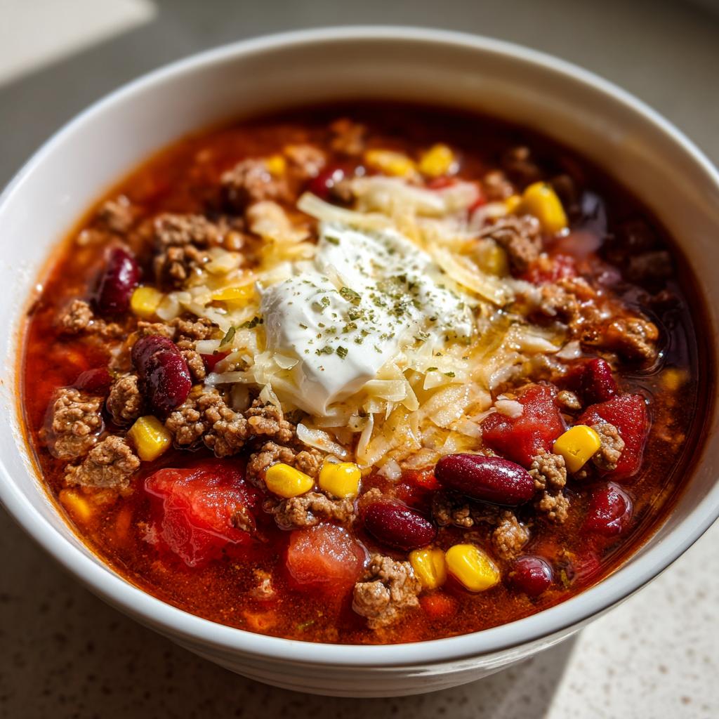 Ontdek de ultieme low-carb taco-soep in slechts 30 minuten