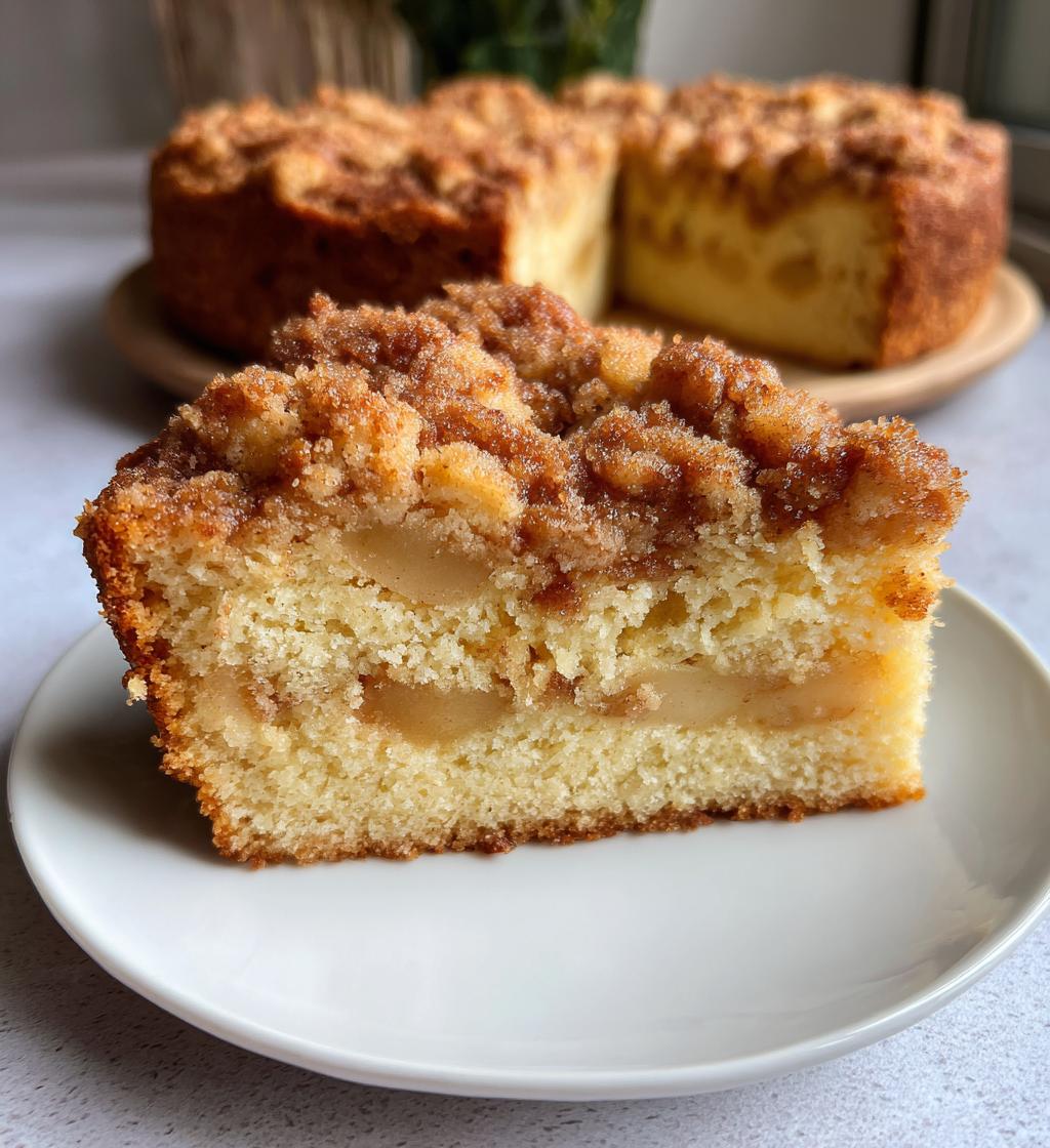 apple crumble cake