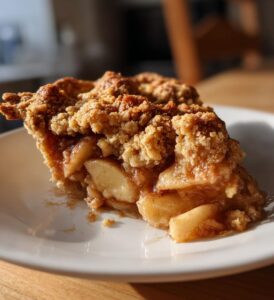 apple crumble pie