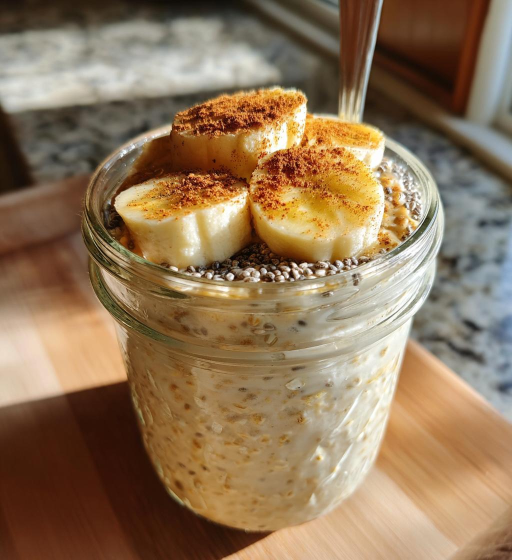 Cremige bananen overnight oats in 3 simpele stappen