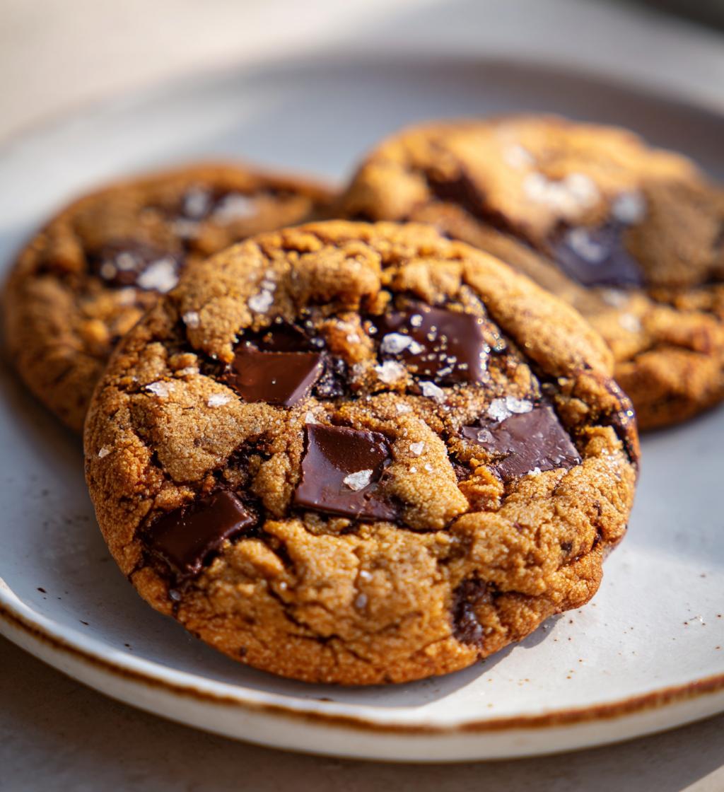 bruine boter chocolate chip cookies