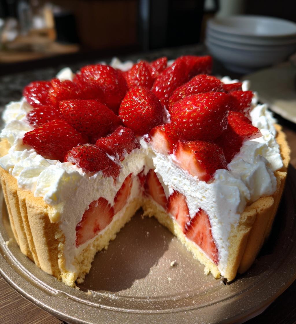 charlotte aux fraises facile