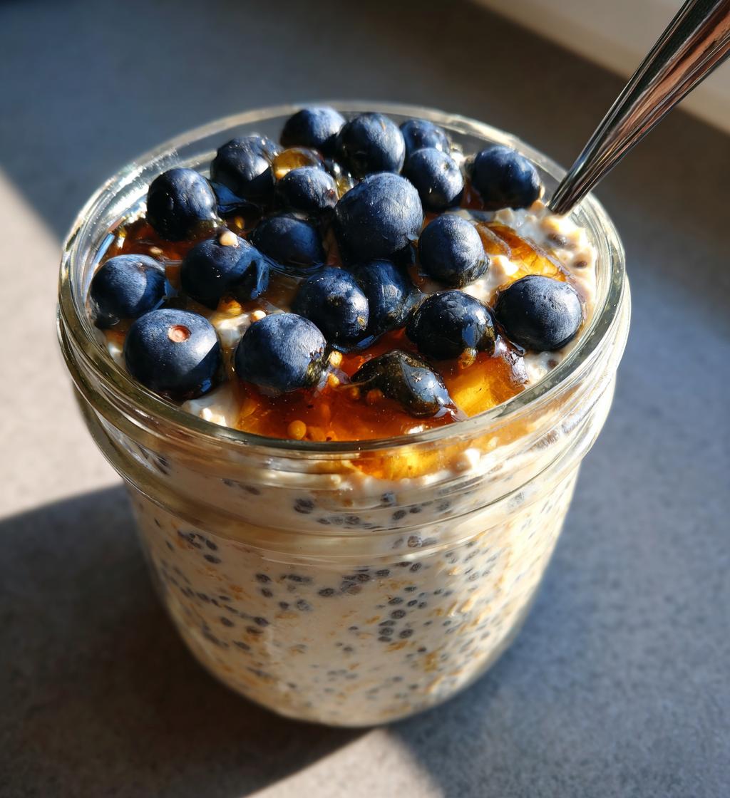 5-minuten chiazaad overnight oats voor een heerlijk ontbijt