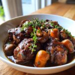 coq au vin plating