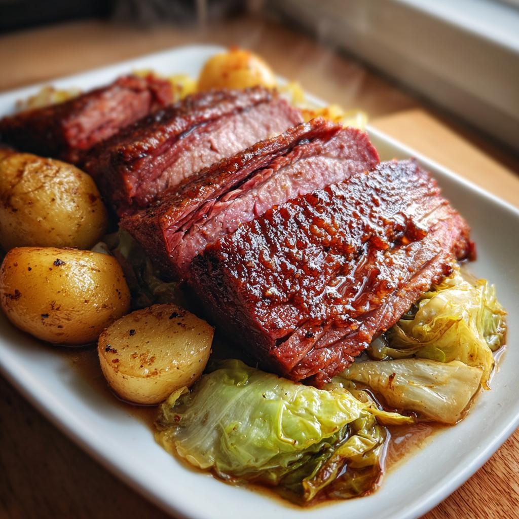 Heerlijke corned beef met kool uit de oven in 2 uur