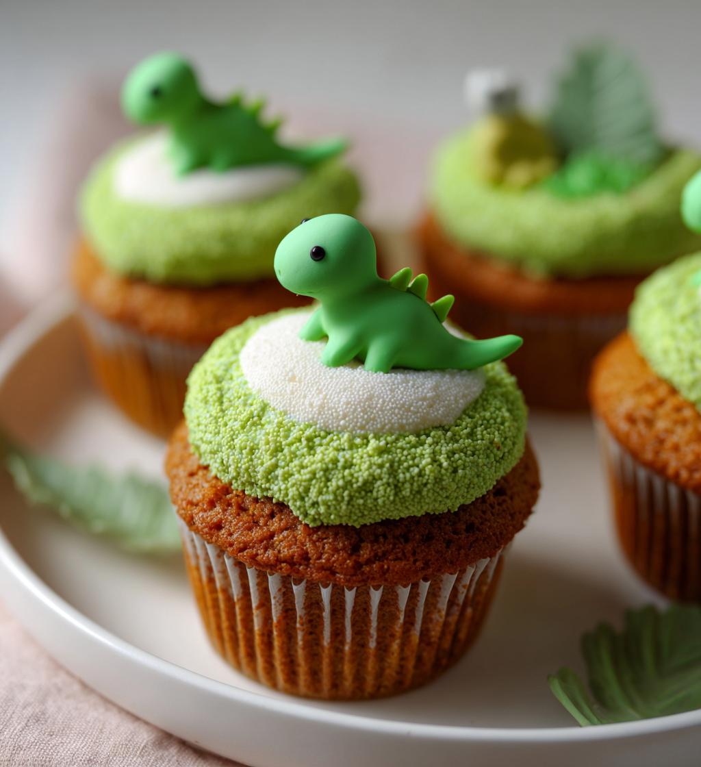 dinosaur cupcakes