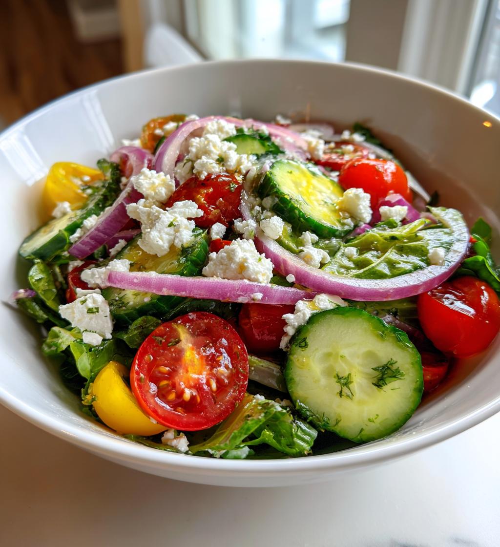 Heerlijke eenvoudige lentesalade in slechts 10 minuten