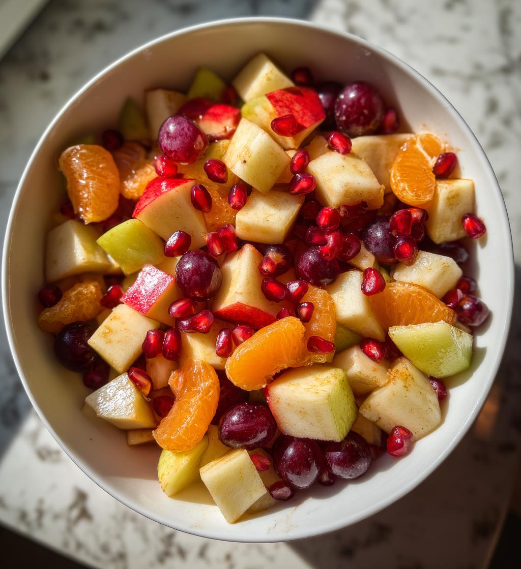 Heerlijke fall fruit salad in 15 minuten klaar