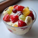 fruit salad with pudding