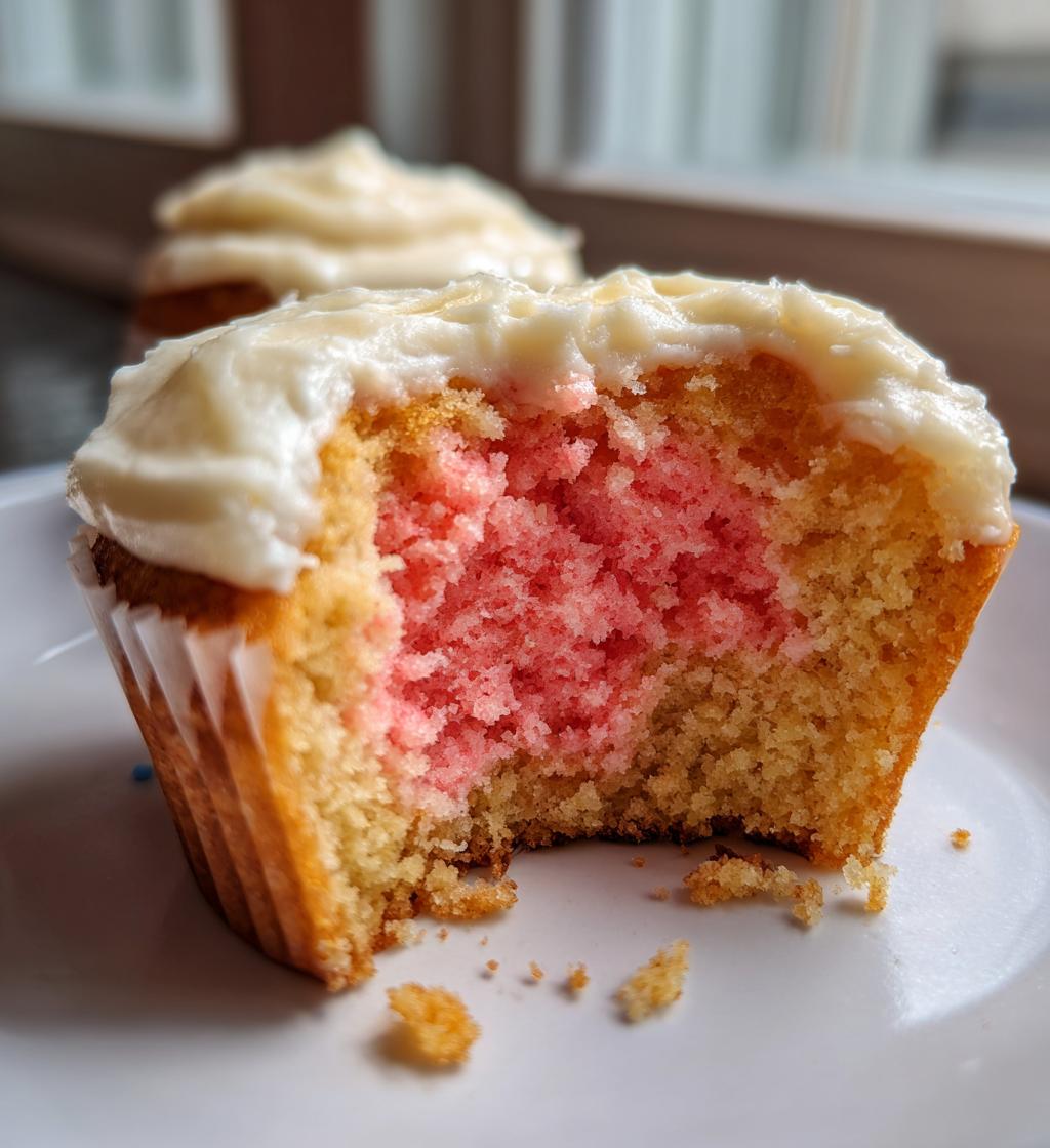 gender reveal cupcakes