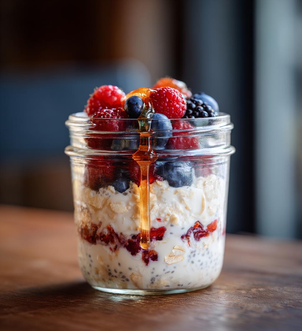 Perfecte overnight oats in 5 minuten – smeuïg &amp; gezond ontbijt