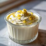 lemon panna cotta