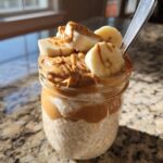 overnight oats met pindakaas