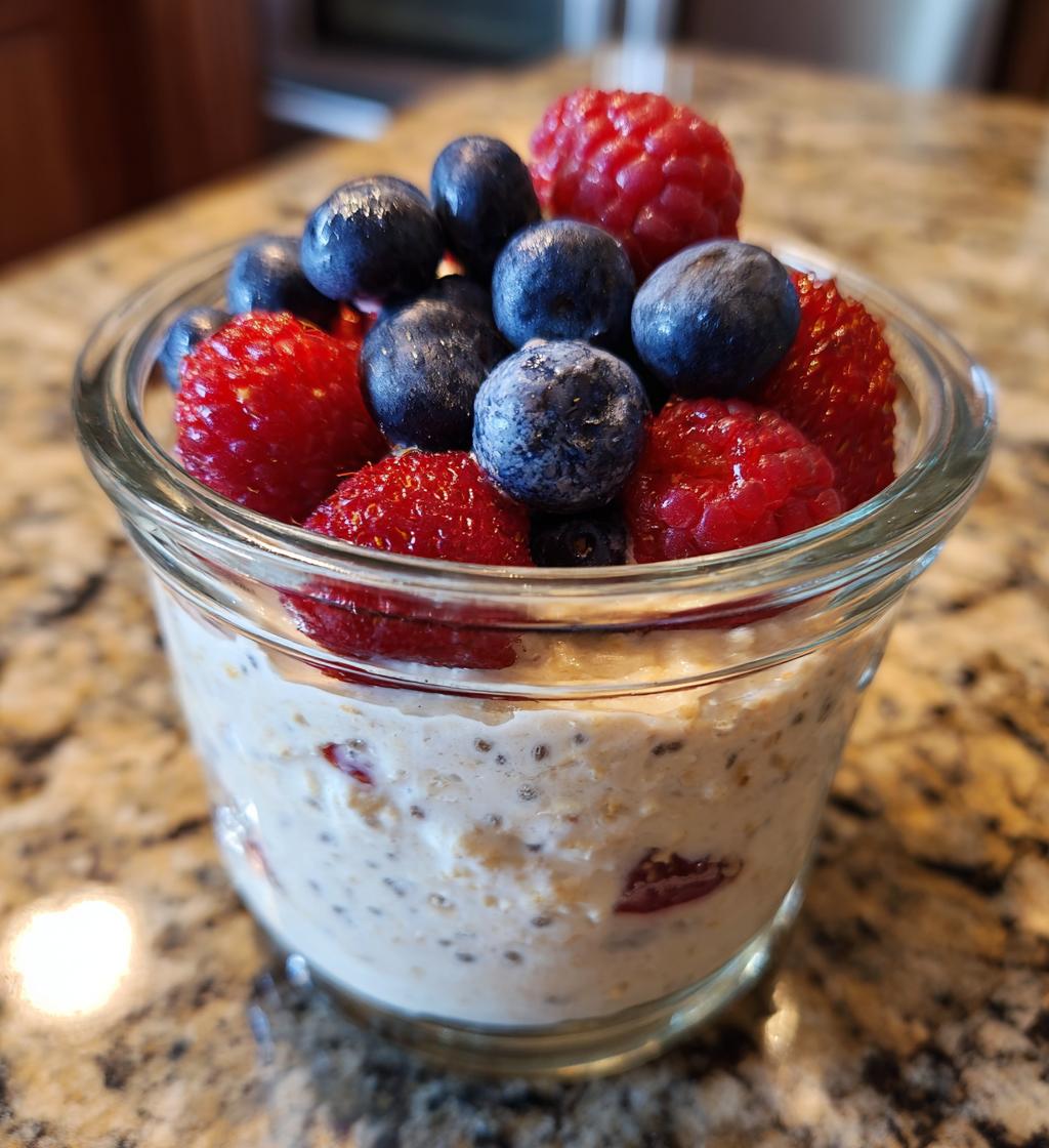 Heerlijke overnight oats met weinig calorieën in slechts 5 minuten