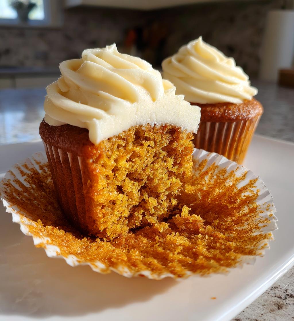 pumpkin cupcakes