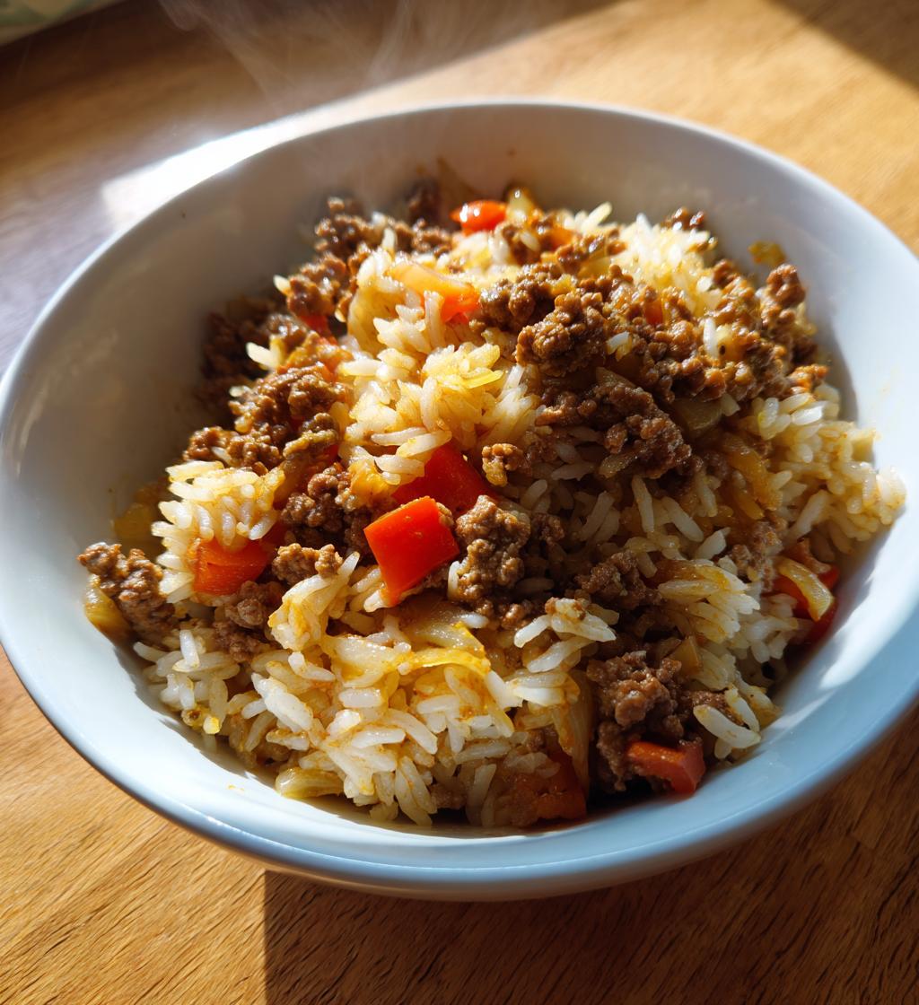 Magisch 1-pans recepten met rundergehakt en rijst die iedereen smullen