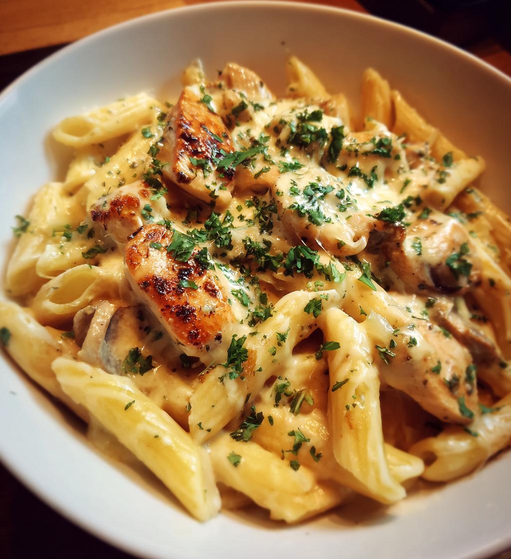 Romige kip pasta in slechts 25 minuten – onweerstaanbaar lekker