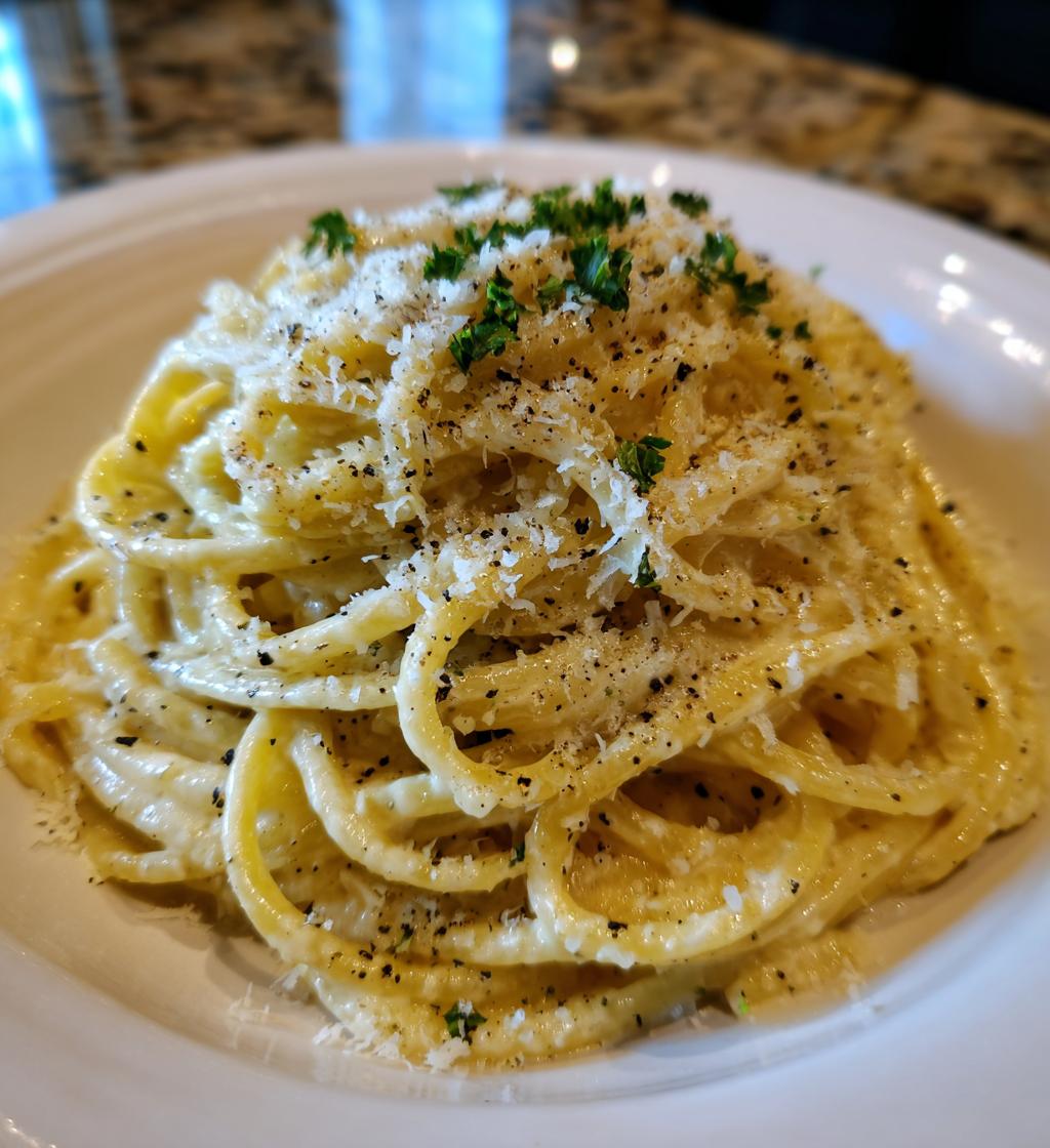 romige knoflook pasta