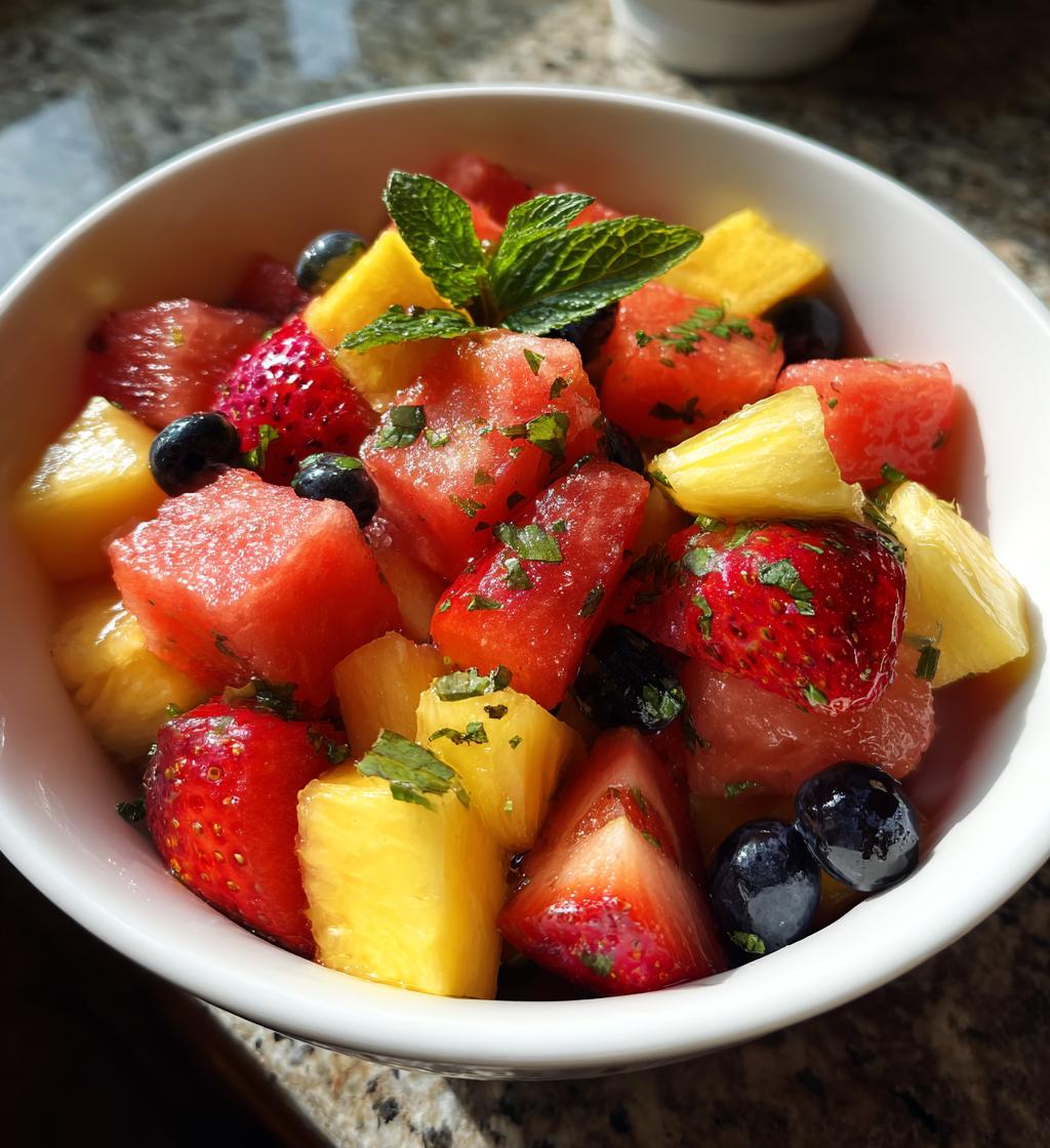 Verfrissende summer fruit salad in 15 minuten – onweerstaanbaar