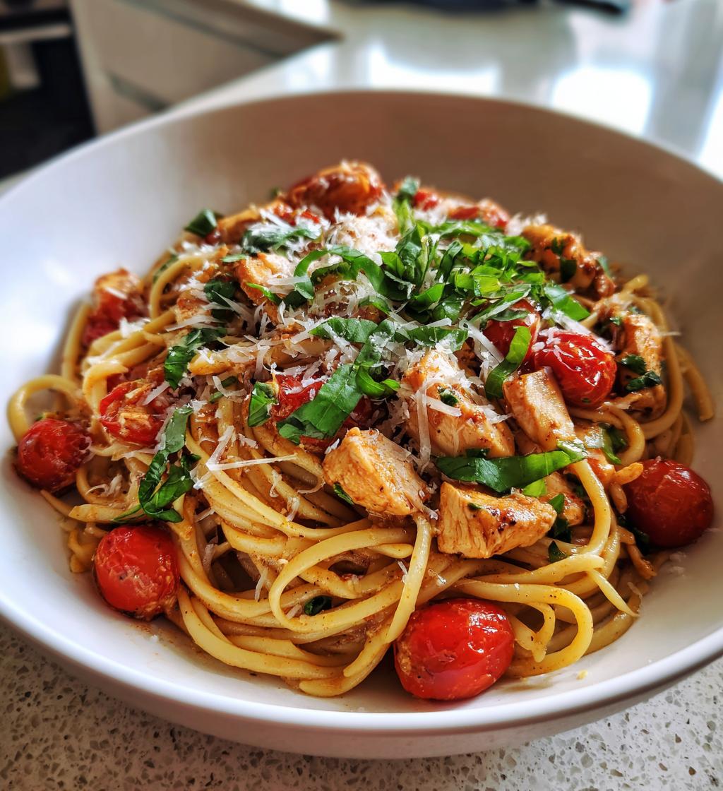 Toscaanse kip pasta in 25 minuten: smaakvolle verleiding