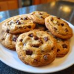 zelfgemaakte chocolate chip cookies