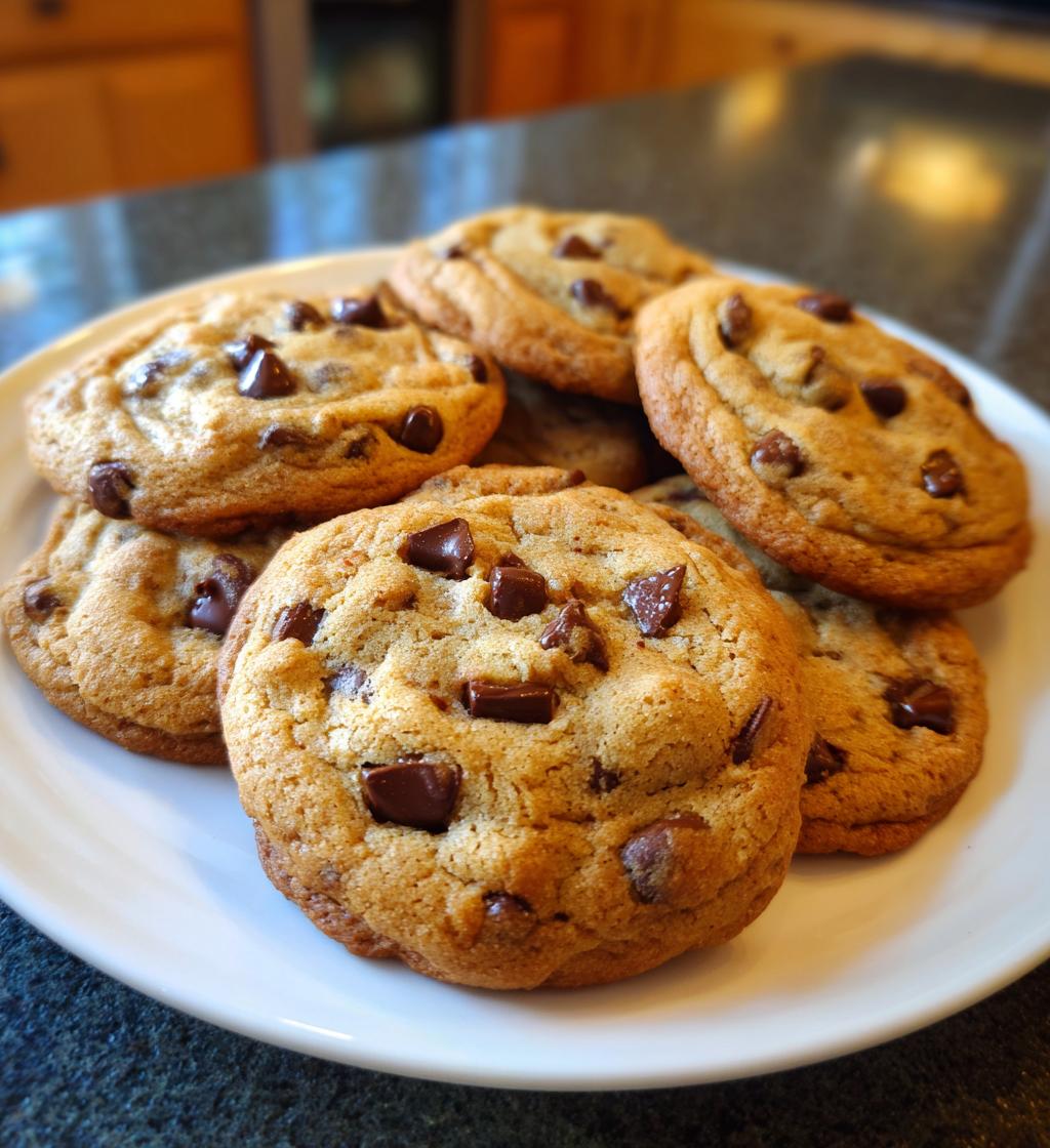 zelfgemaakte chocolate chip cookies