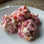 Aardbeien yoghurt clusters