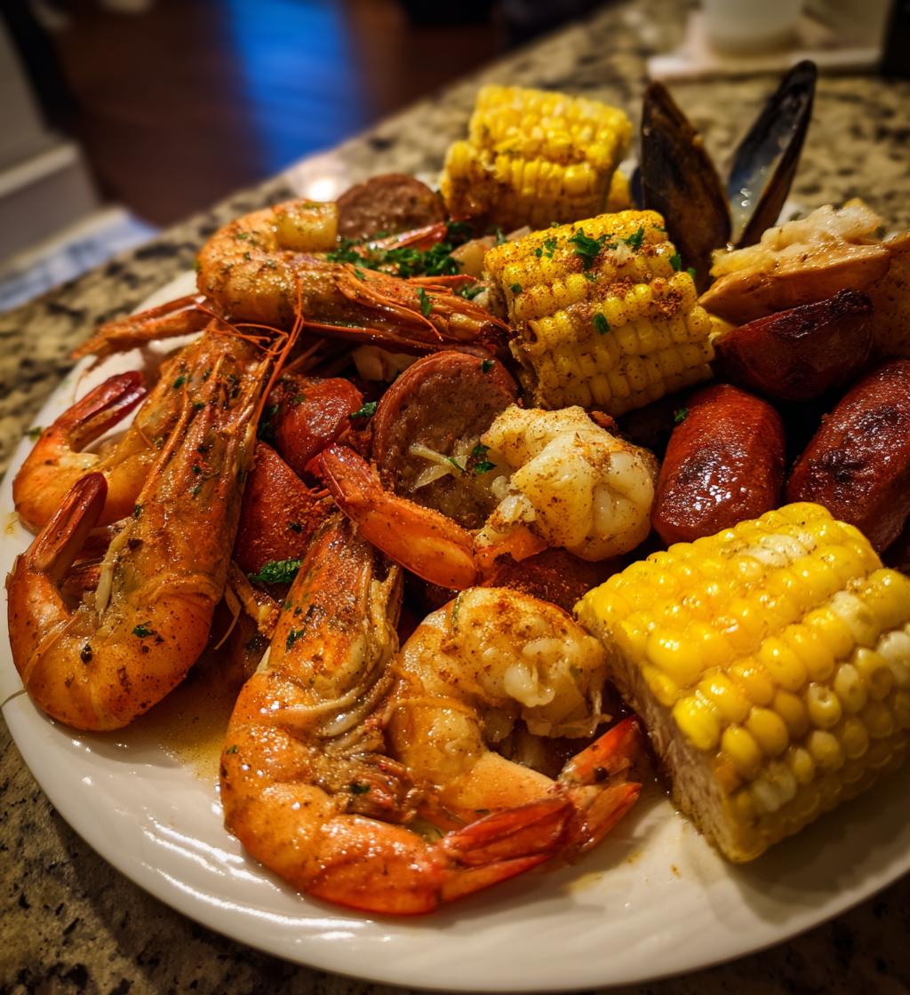 B Love’s seafood boil saus