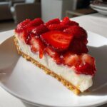 Cheesecake gevulde aardbeien