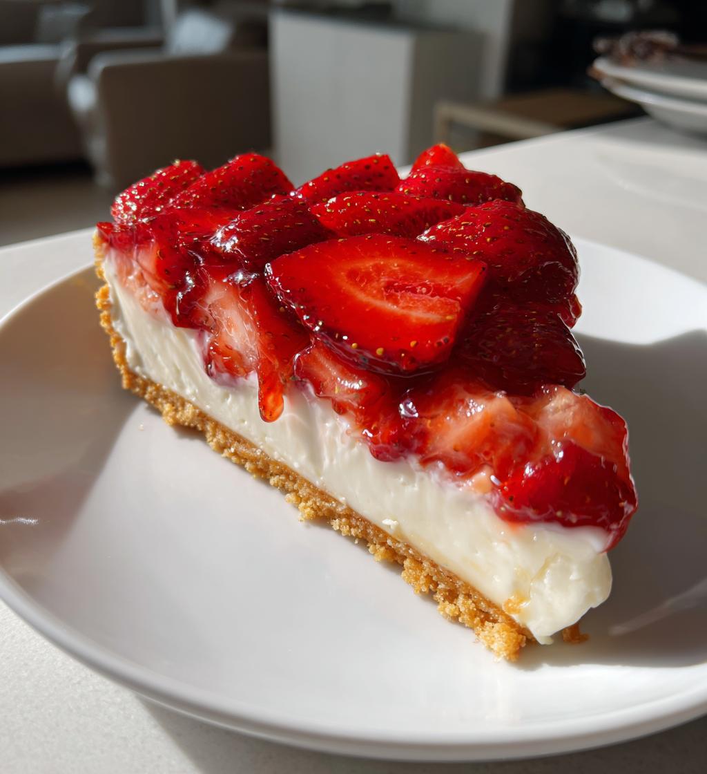 Cheesecake gevulde aardbeien