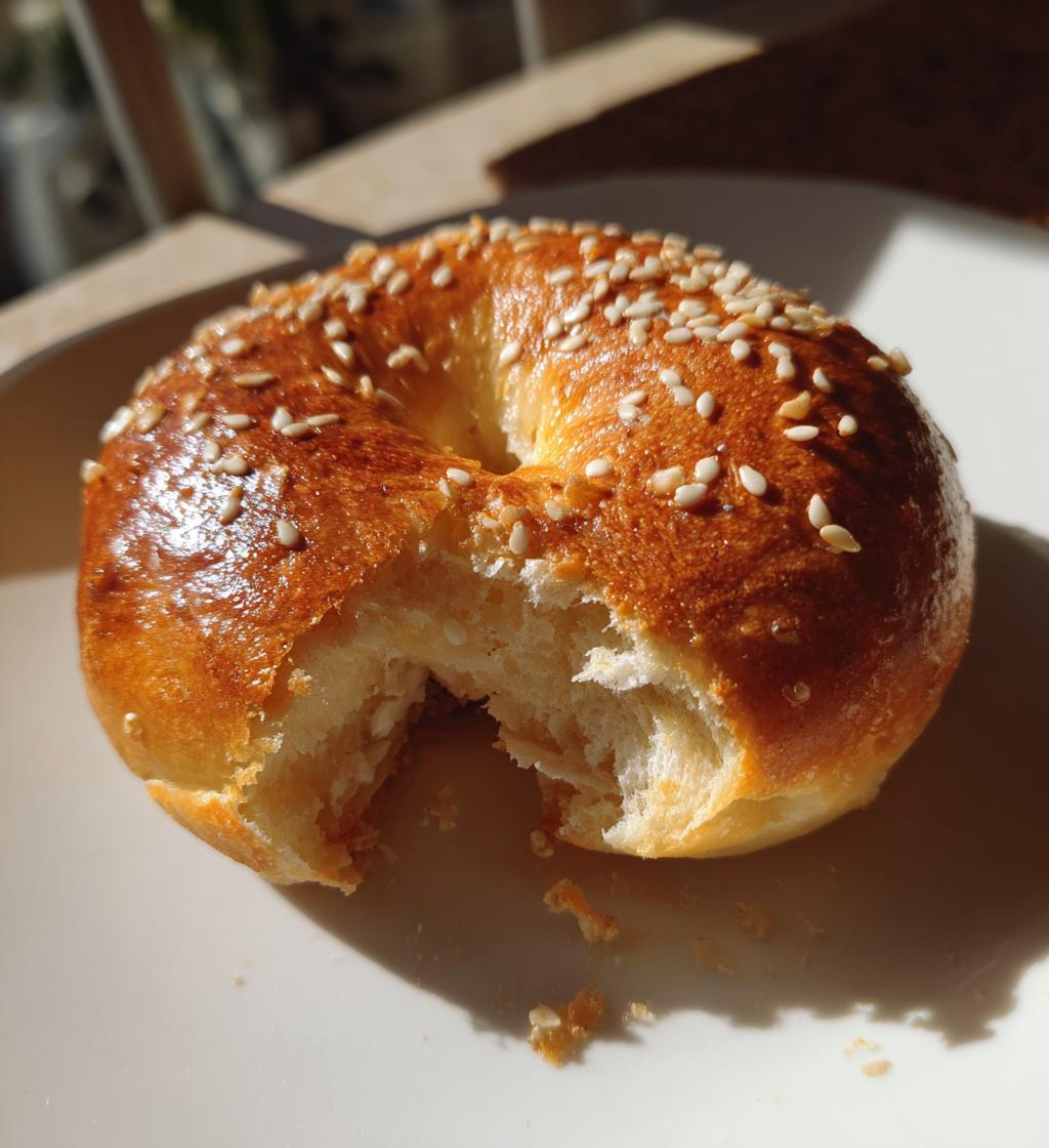 Cottage cheese bagels recept