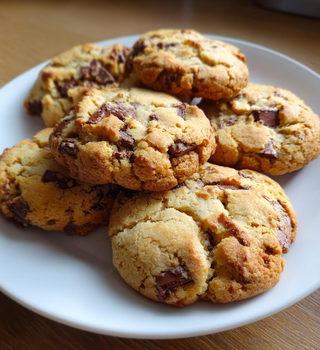 Cottage cheese chocolade chip koekjes