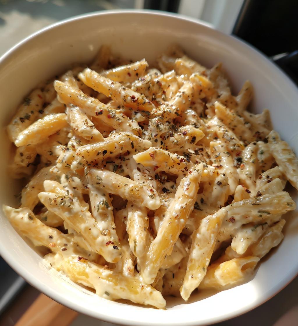 Cottage cheese pasta sau