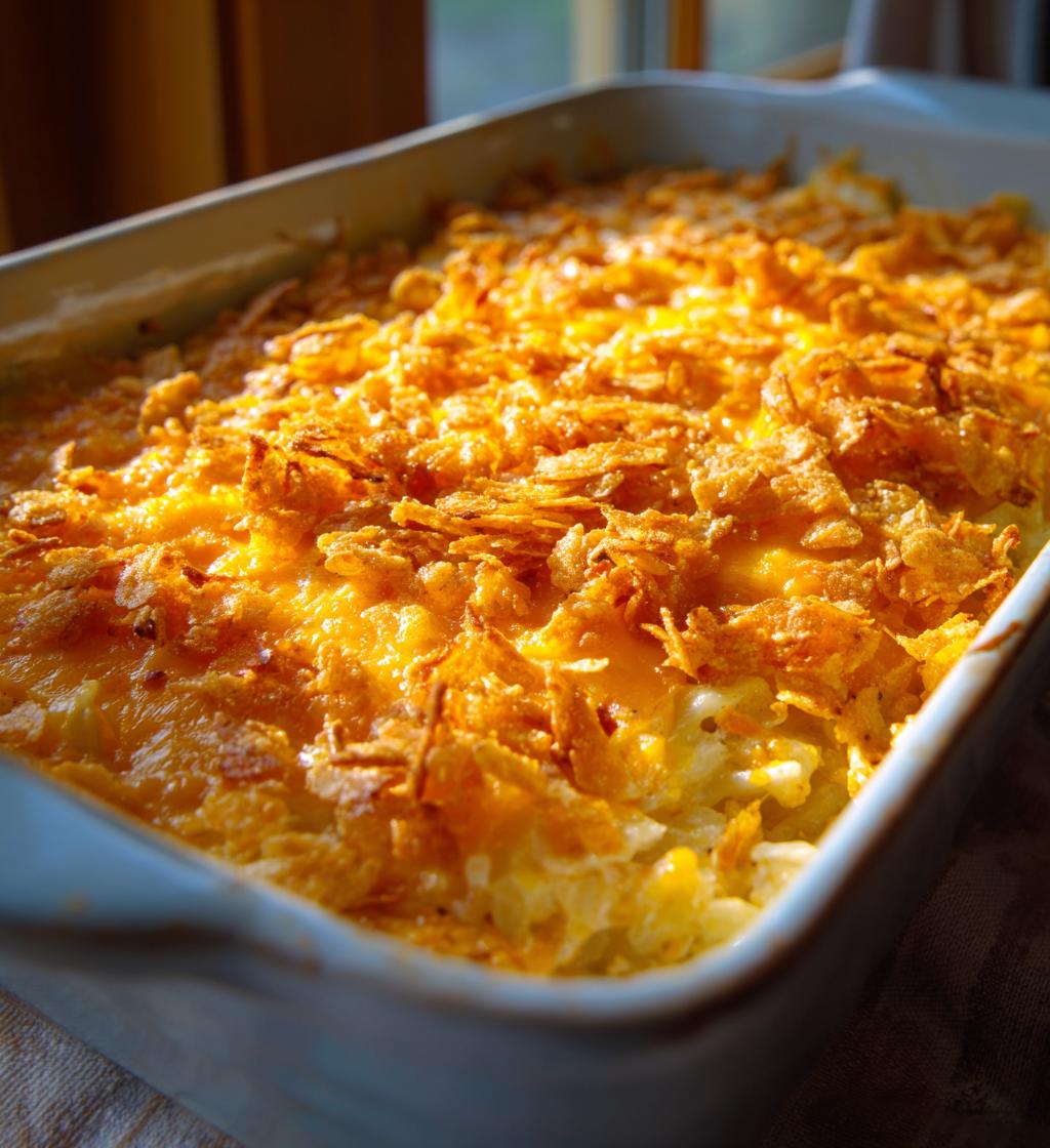 Funeral potatoes met hashbrowns
