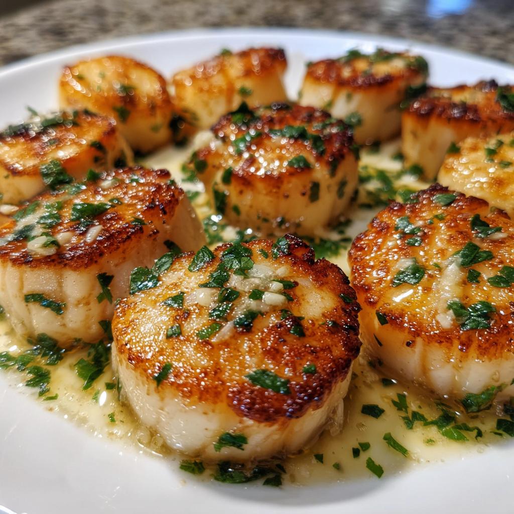 12 Heerlijke Gebakken Sint-Jakobsschelpen met Knoflook