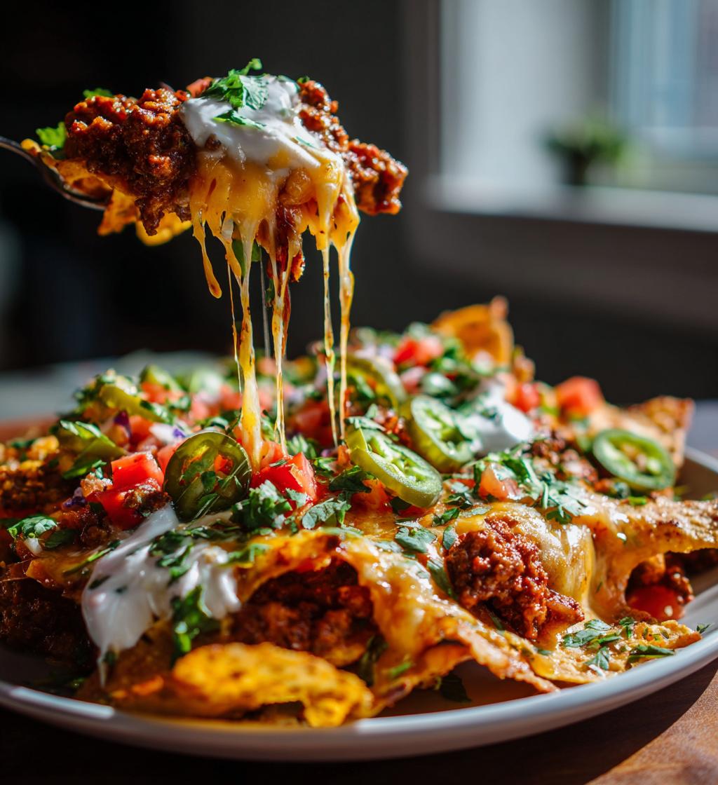 Ultieme geladen nacho’s met gehakt in slechts 25 minuten