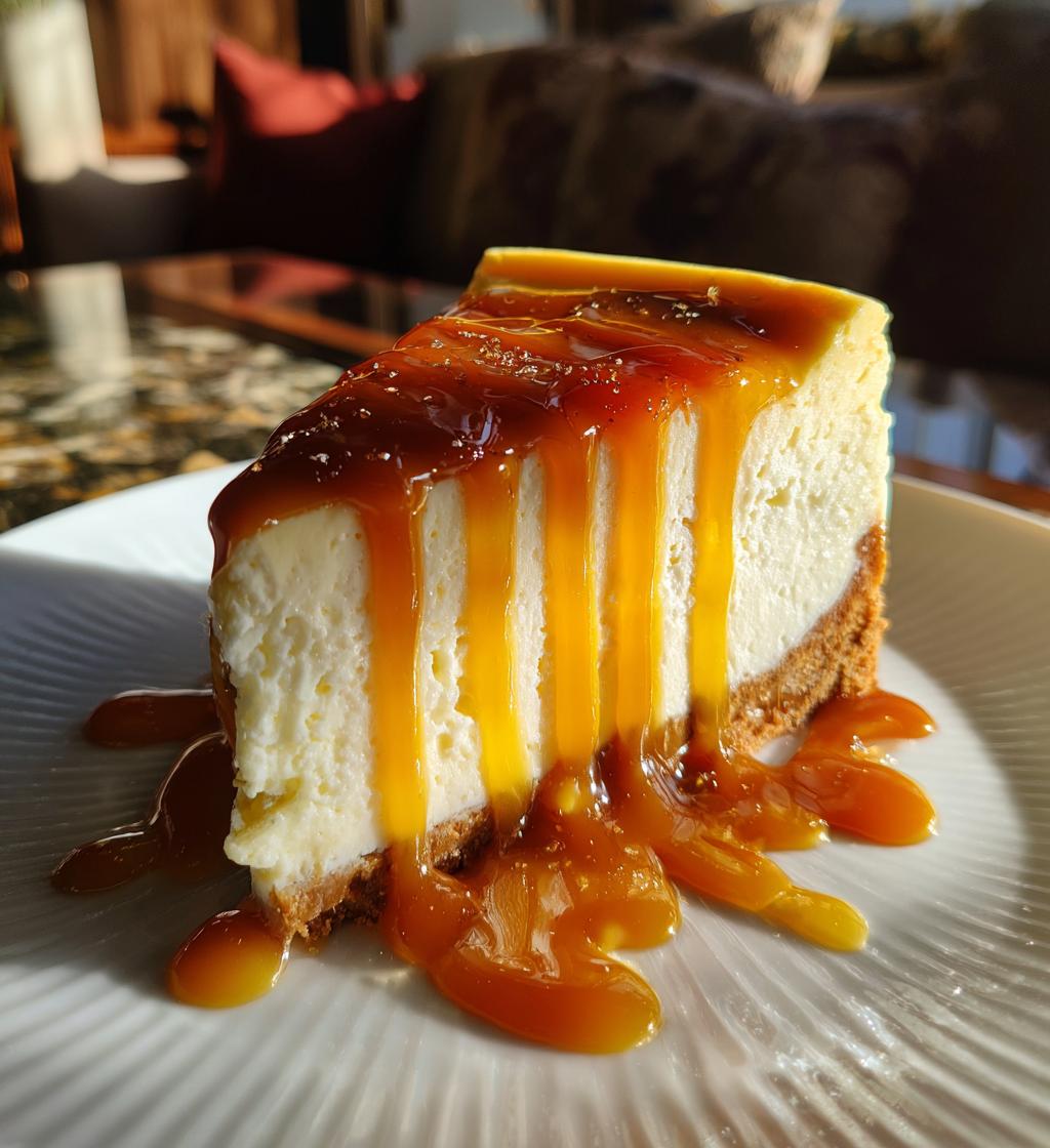 Karamel cheesecake recept
