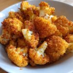 Luchtfriteuse bloemkool bites