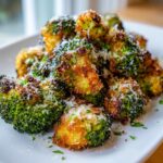 Luchtfriteuse broccoli met parmezaanse kaas