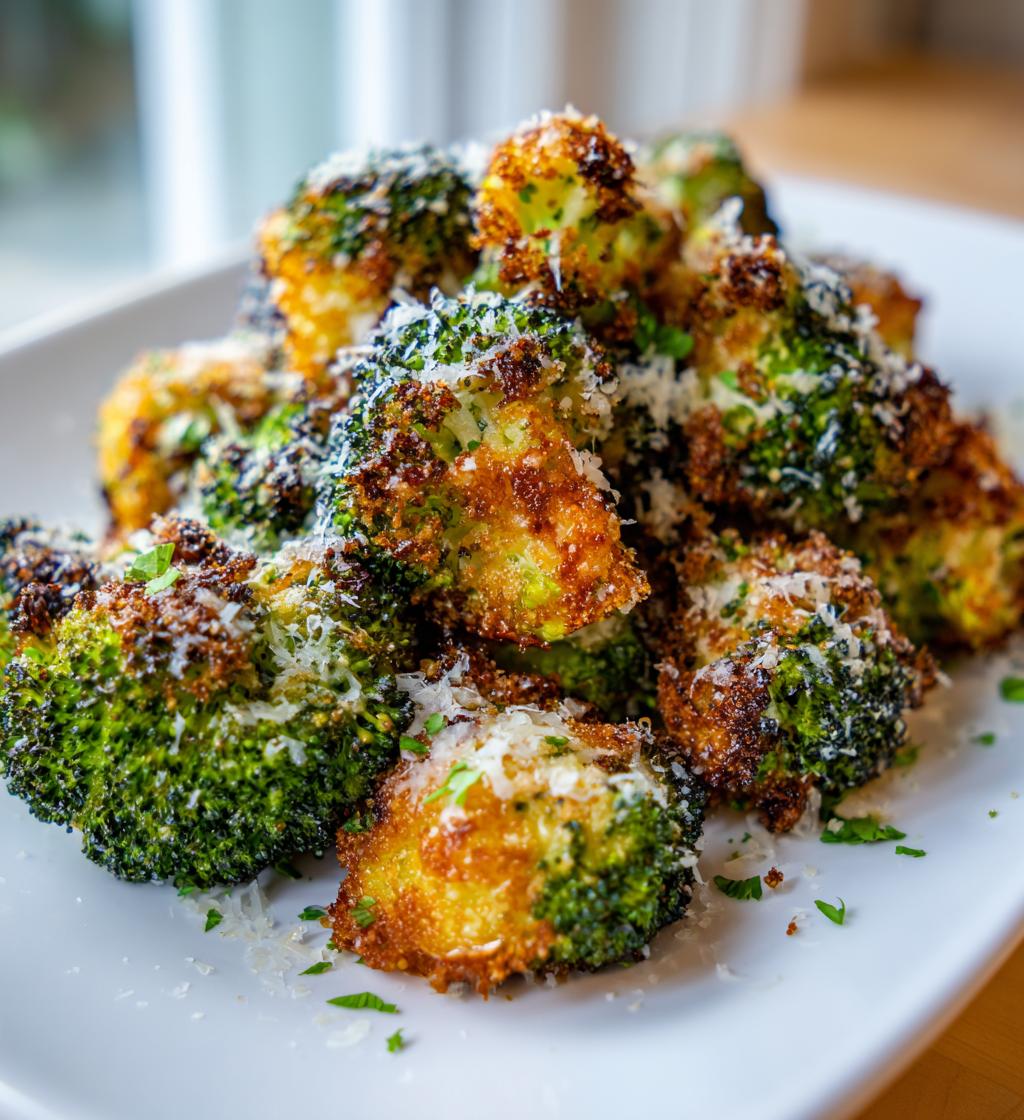 Luchtfriteuse broccoli met parmezaanse kaas: eenvoudig en verslavend in 15 minuten