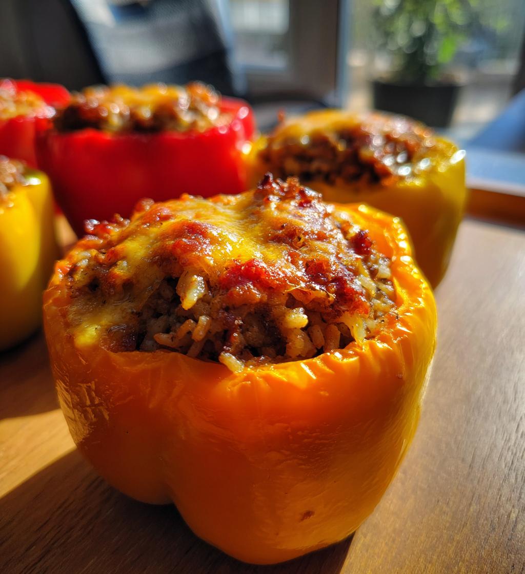 Luchtfriteuse gevulde paprika’s: 20 minuten naar hemelse smaak