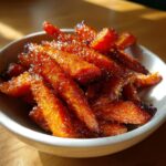 Luchtfriteuse honing worteltjes