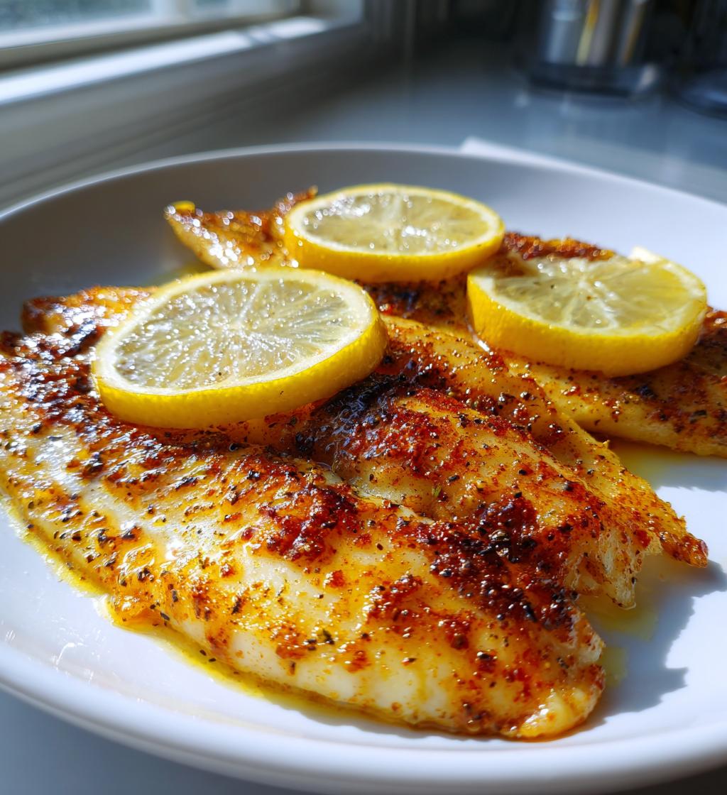 Snelste luchtfriteuse tilapia met citroen – Onweerstaanbaar lekker in 20 min