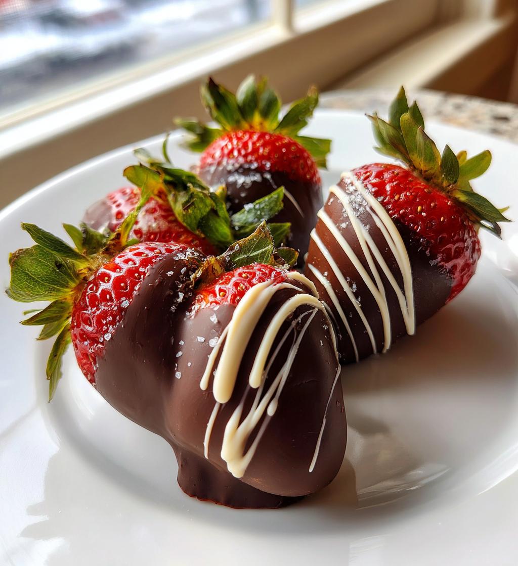 Met chocolade bedekte aardbeien